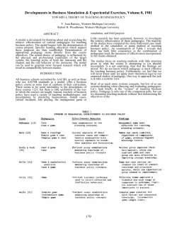 toward a theory of teaching business policy