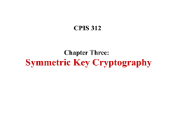 C.1. Symmetric Key Algorithms 1. Stream Cipher