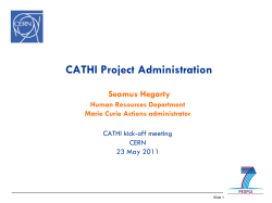 Marie Curie Actions at CERN