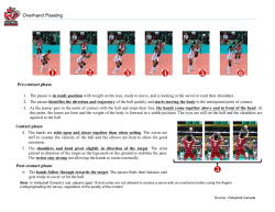 Overhand Passing