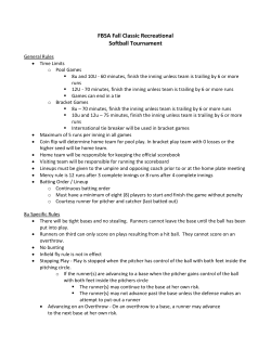 Fall Classic Recreational Tournament Rules
