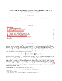 EISENSTEIN CONGRUENCE ON UNITARY GROUPS AND
