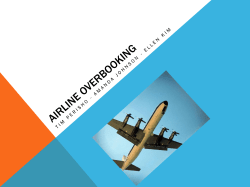 Airline Overbooking
