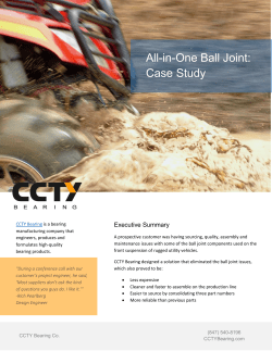 All-in-One Ball Joint: Case Study