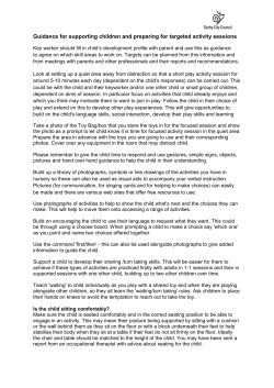 Guidance for Supporting Children