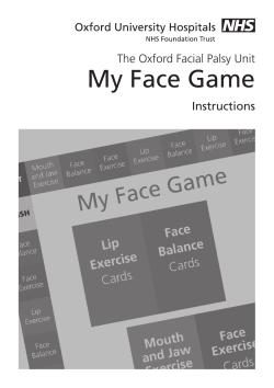 My Face Game - Oxford University Hospitals