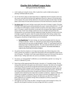 Chariho Girls Softball League Rules