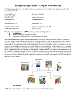 Enterprise Applications