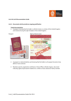 List A_ List B Documentation Guide