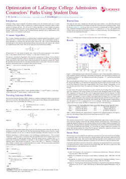 Introduction K-means Algorithm Traveling Salesman Problem