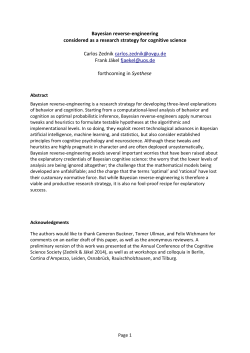 Bayesian reverse-engineering considered as a research strategy for