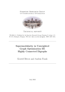 Supermodularity in Unweighted Graph Optimization III: Highly