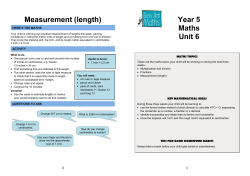 BusyAnt Year 5 Unit 6 - Ore Village Primary Academy