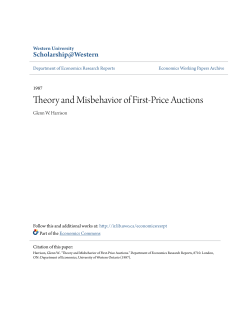 Theory and Misbehavior of First-Price Auctions