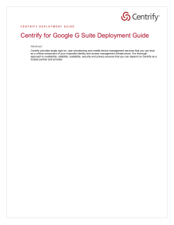 Enabling Single Sign On in Google G Suite