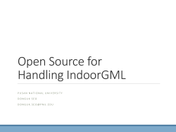 Open Source for Handling IndoorGML