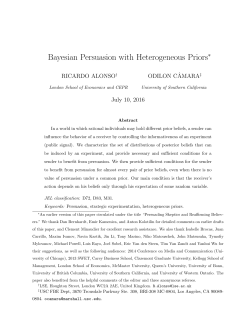 Bayesian Persuasion with Heterogeneous Priors