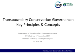 transboundary conservation and wcpa best practice guidelines series