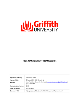 Risk Management Framework