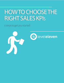 How to choose the right KPIs