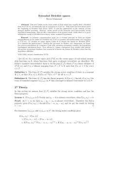 Extended Dirichlet spaces L0 Theory.