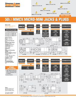 MMCX - Samtec