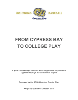 College Baseball Divisions - By the Numbers