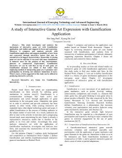 A study of Interactive Game Art Expression with