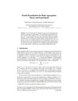 Partial Kernelization for Rank Aggregation: Theory and Experiments