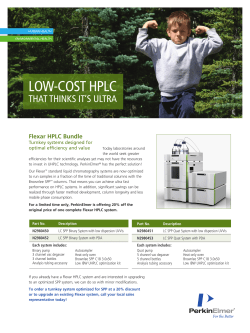 Low-Cost HPLC That Thinks It`s Ultra