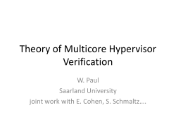 Cyber war, formal verification and certified infrastructure