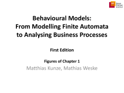 Behavioural Models