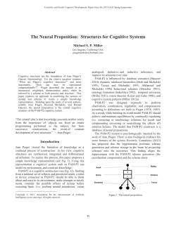 The Neural Proposition: Structures for Cognitive Systems