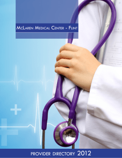 provider directory - McLaren Health Care