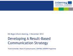 Developing A Result-Based Communication Strategy