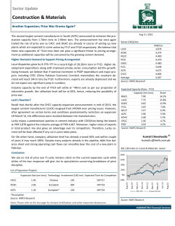 Sector Update - Price War - 17-Aug-2015