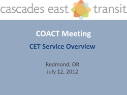 Redmond Transit Public Meeting
