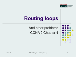 Routing loops