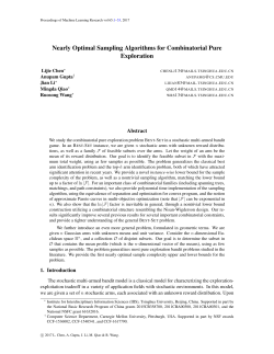 Nearly Optimal Sampling Algorithms for Combinatorial Pure