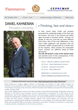daniel kahneman daniel kahneman