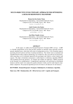 multi-objective evolutionary approach for optimizing a demand
