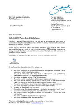 Southwark Letter Template