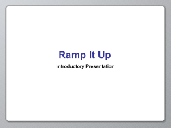 Ramp it up