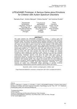 LIFEisGAME Prototype: A Serious Game about Emotions for