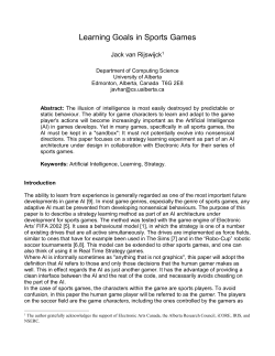 Sandbox Strategy Learning in Sports Games