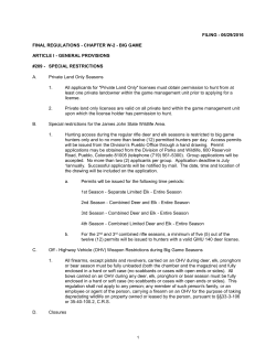 Big Game - Colorado Secretary of State