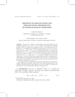 EXISTENCE OF GROUND STATES AND FREE BOUNDARY