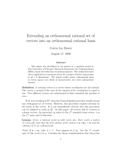 Extending an orthonormal rational set of vectors into an orthonormal