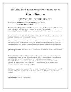 Gavin Kempe - Idaho Youth Soccer Association