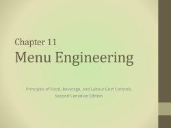 Menu Engineering